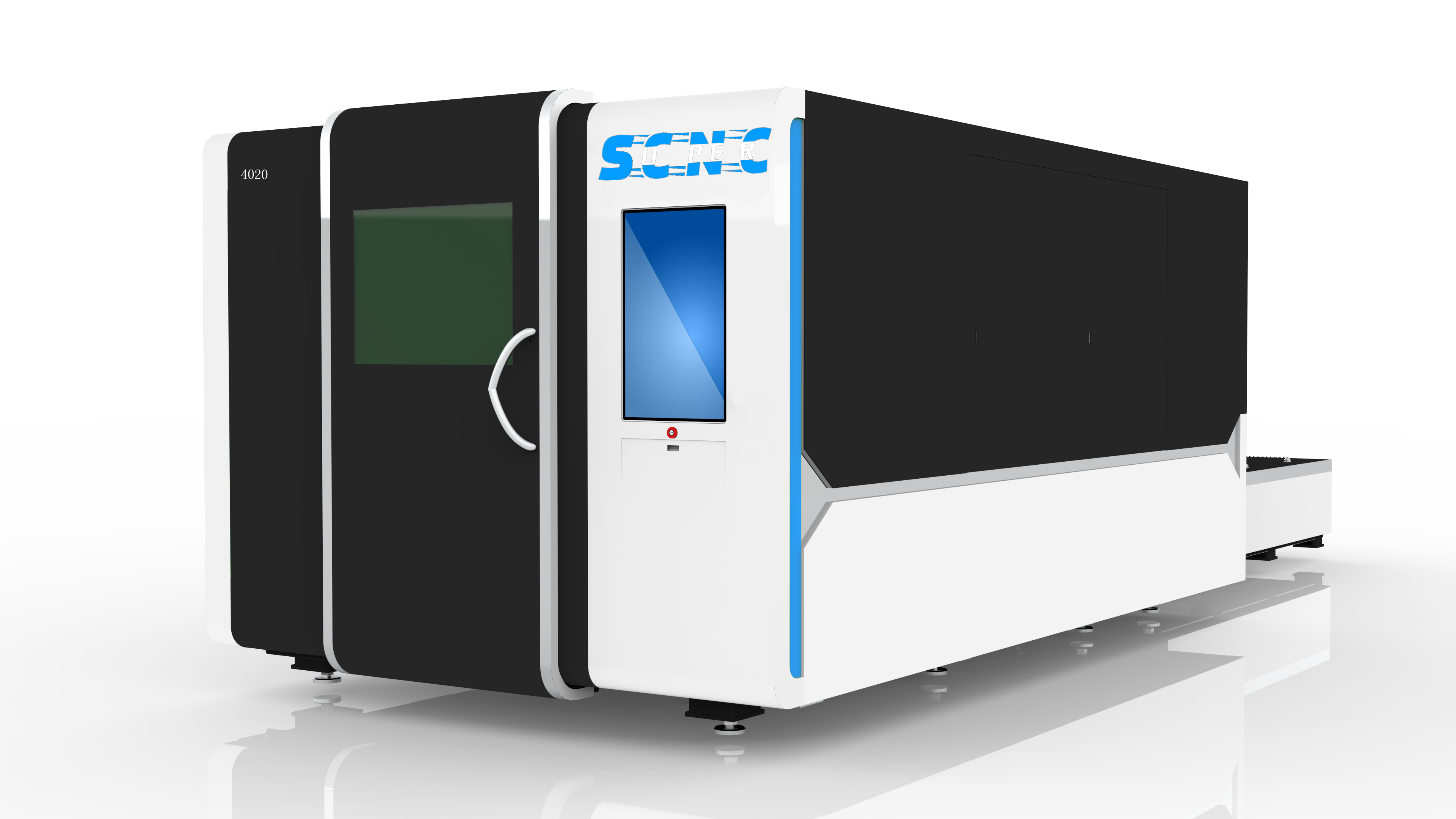 SC-F3015 FIBER LASER CUTTING MACHINE ENCLOSE AND EXCHANGE TABLE