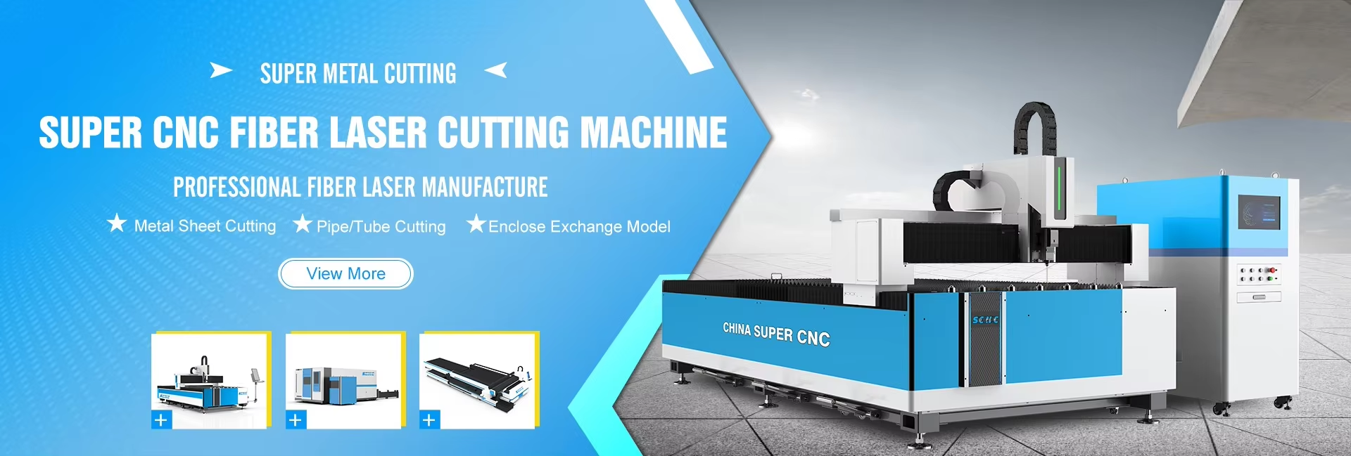 Supercnc Fiber Laser Cutting Machine